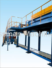 cadena de producción de acero aislada grueso del panel de bocadillo de la PU del color de 0.3m m - de 0.7m m con el panel 1250m m de la anchura