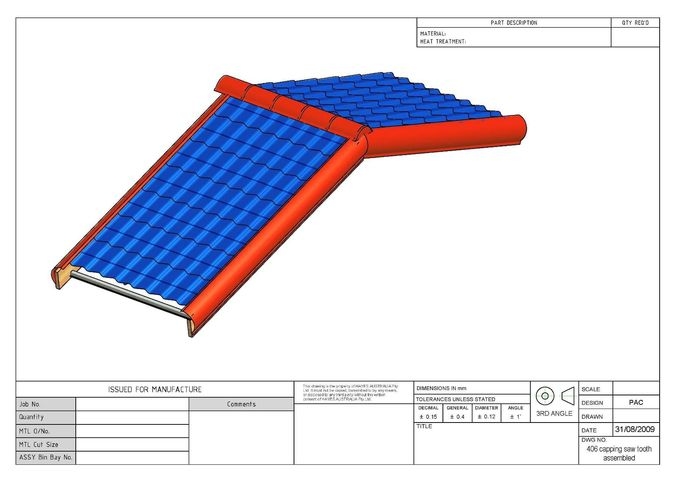 SGS 10m/Min Tile Ridge Cap Roll que forma el rodillo de la máquina cubierto con Chrome 5