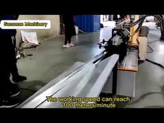 Máquina formadora de rollos de paneles de yeso con quilla ligera de ángulo de pared de canal Omega de alta velocidad de 100 metros/minuto